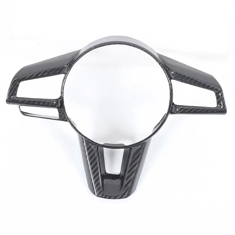 For Mazda MX-5 ND 2016-2024 Real Carbon Fiber Car Steering Wheel Decorative Frame Sticker Car Interior Accessories