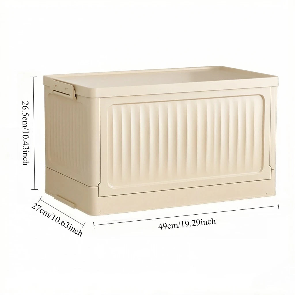 Large Capacity Camping Storage Box with Lid – All-in-One Car Trunk Organizer & Portable Stall Sorting Box