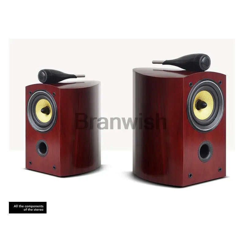 5.5 Inch Bookshelf Speaker 75-150W Passive Sound Box 2-Way HiFi Audio 4Ω Monitor Speakers For Home Theater Sound System Studio