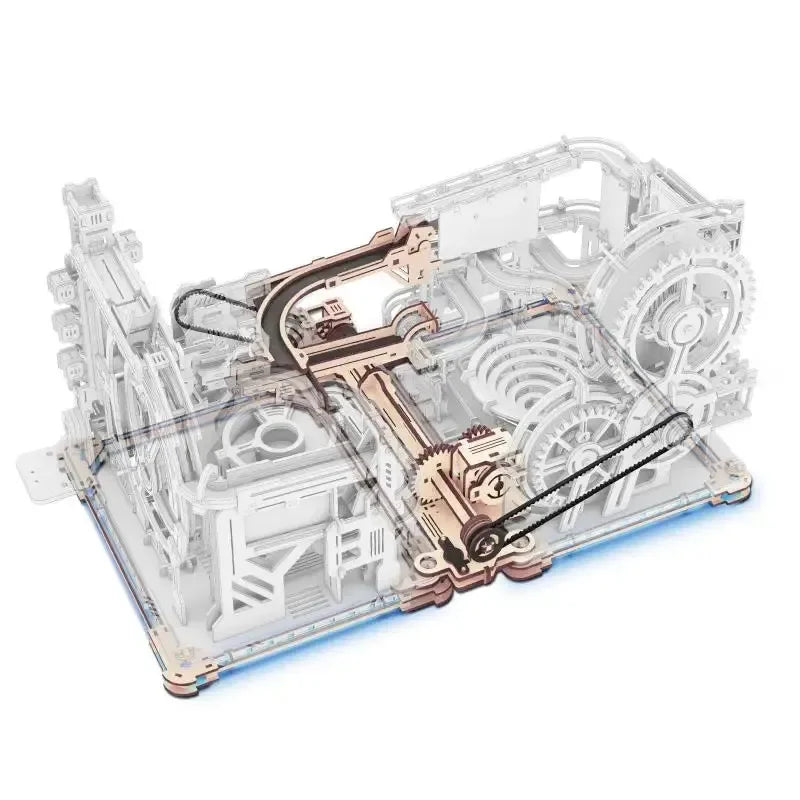 Robotime Marble Track Connecting Component Kit for Marble Night City and Marble Spaceport Marble Run Link Pack for Adult