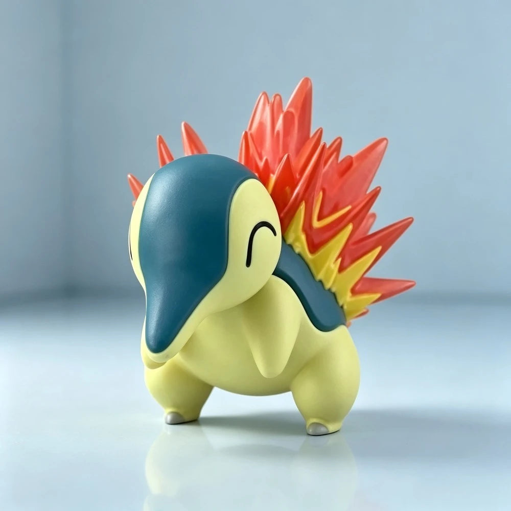2.5-9.5cm Anime Figure Scale World Typhlosion Group Pokemen Action Figures Pvc Statue Desktop Collection Model Toys Gifts