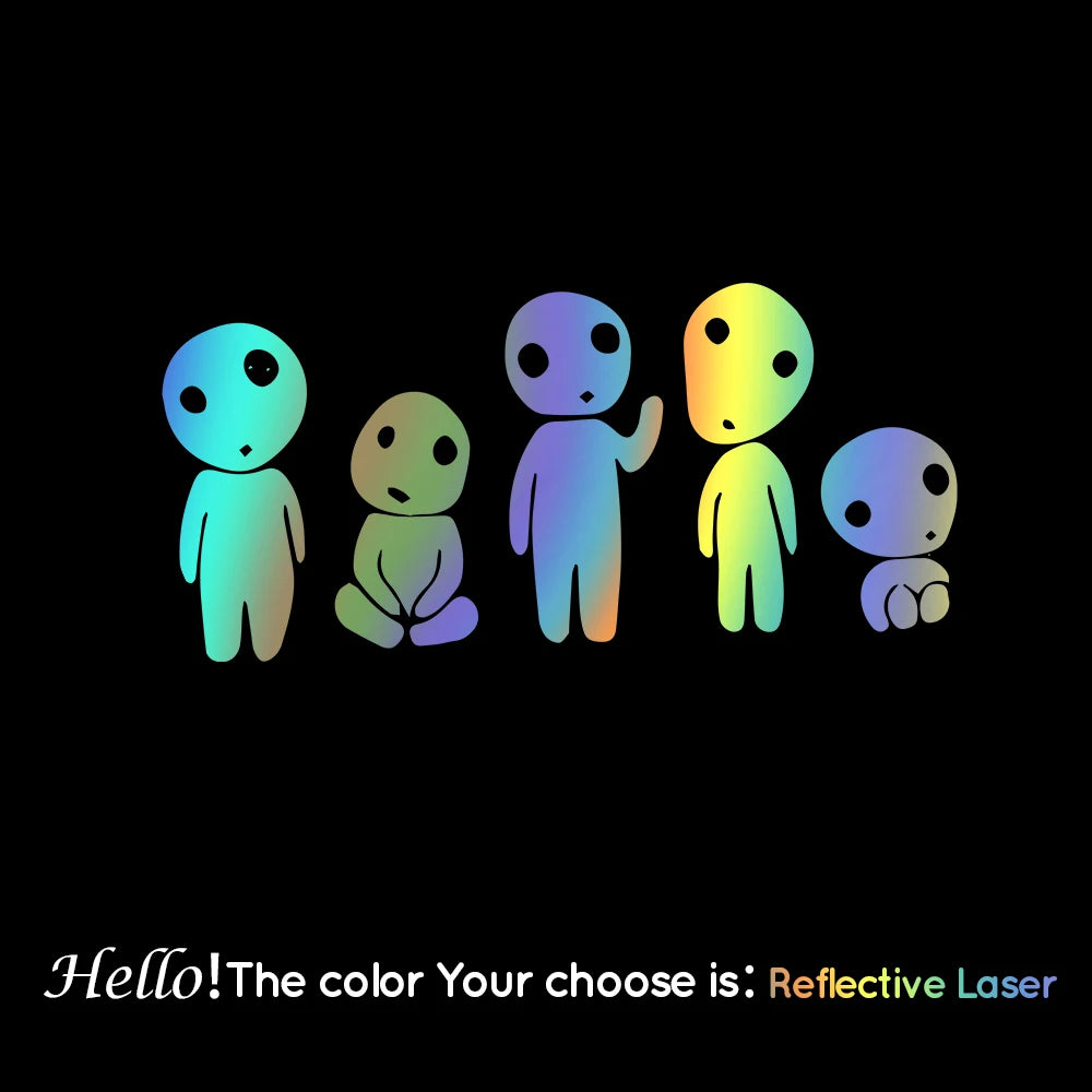 Car Body Alien Car Stickers And Decals Funny Decal Car Window Decoration Vinyl Stickers Motorcycle Accessories