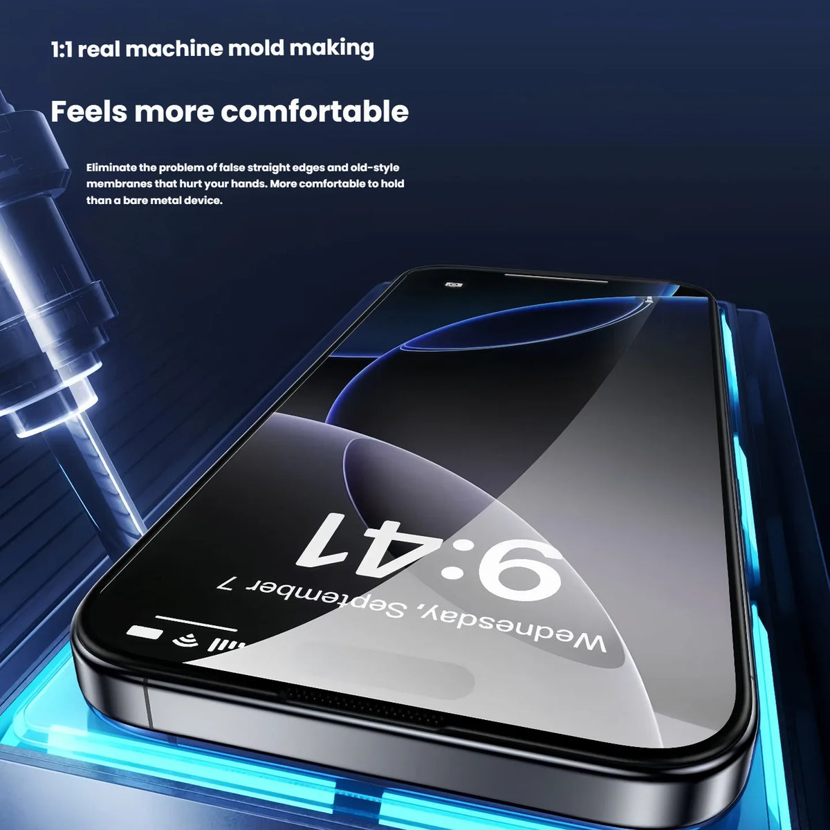 3PCS For iPhone 17/16/15 Pro Gorilla Dust-Free Case Full-Screen Tempered Glass Screen Protector Anti-Shatter & Dust-Pro
