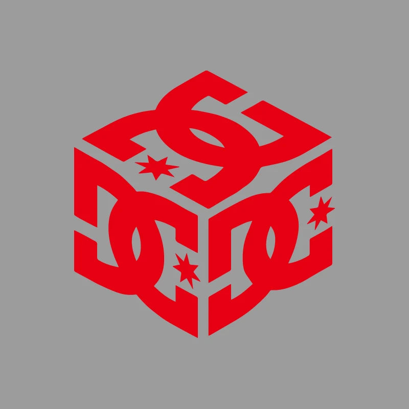 Holographic Geometric Cube Vehicle Body & Window Stickers - Unique Decal to Make Your Car Stand Out with a Modern, Artistic Touc