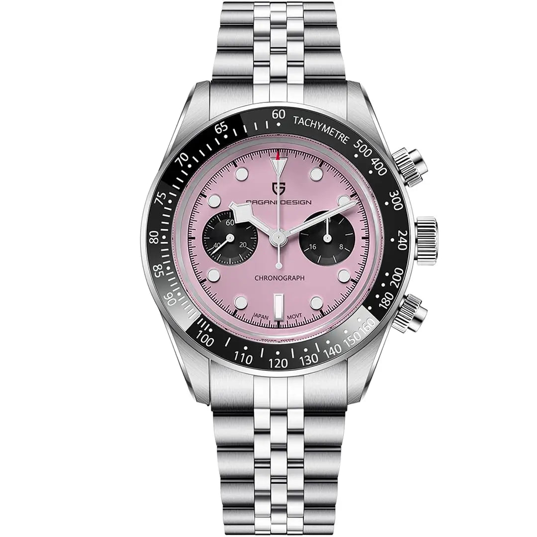 New Pink Panda Men's Watches PAGANI DESIGN Luxury Quartz Chronograph Waterproof AR Sapphire Mirror Watch For Men Luminous 2026