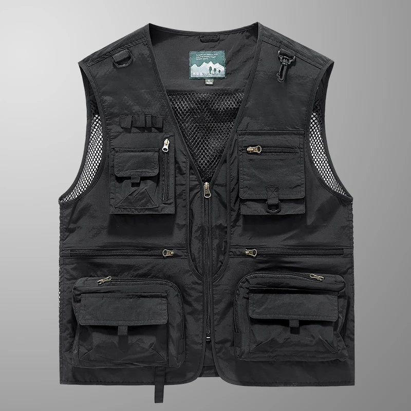 2024 New Spring, Autumn, and Summer Versatile Items in Stock, Fashionable and Trendy Wearing Vests, Men's Wear, Shopping an