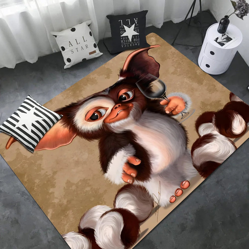 BEAST KINGDOM HN Movie Gremlins Floor Mat Rectangle Anti-slip Home Soft Badmat Front Door Indoor Outdoor Mat Welcome Doormat