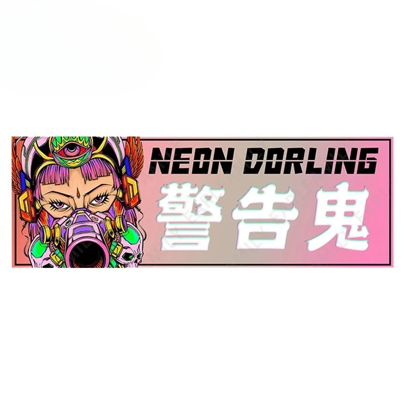 Custom OEM PVC JDM Slap Sticker Vinyl Car Wrap Decal for Trunk Windows Motorcycle Campervan Decor EARLFAMILY