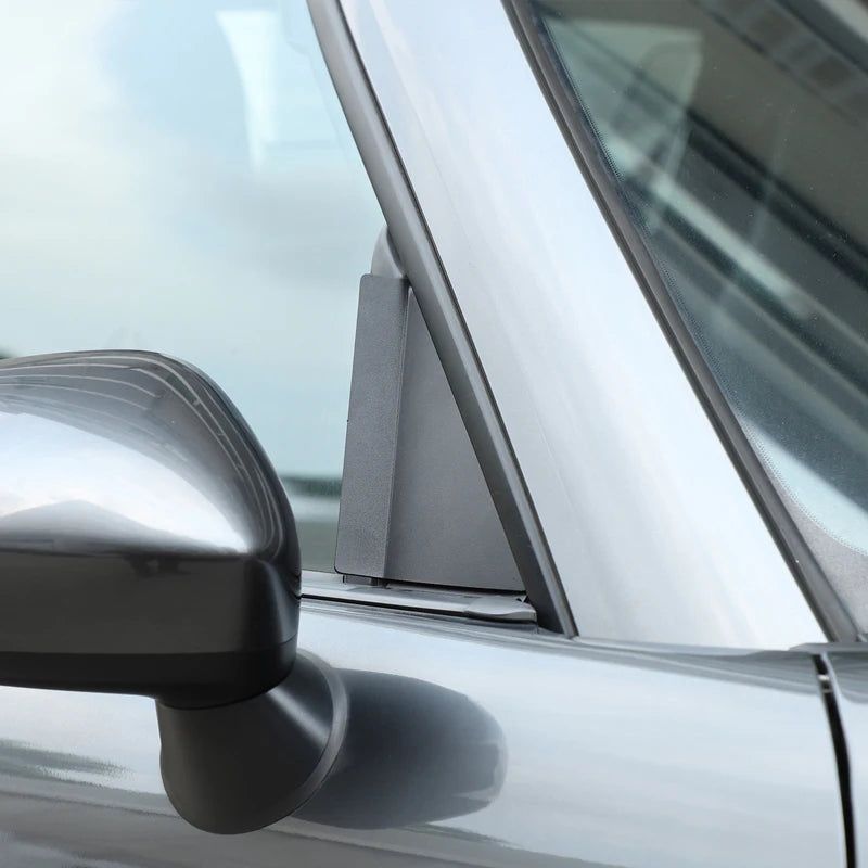 For Mazda MX-5 MX5 ND 2016-2026 Aluminum Alloy Car A-Pillar Triangle Spoiler Wind Deflector Trim Panel Accessories