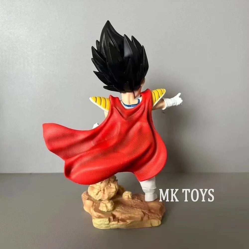 22cm/8.33in Anime Dragon Ball Z Figure Cloak Vegeta Action Figures Pvc Statue Desktop Ornamen Collection Model Toys Gifts