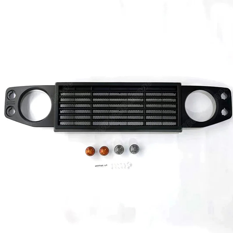 For Suzuki Jimny JB64 JB74 2019 2020 2021 2022 2023 2024 Car Front Bumper Air Intake Grille Defender Style Racing Grille