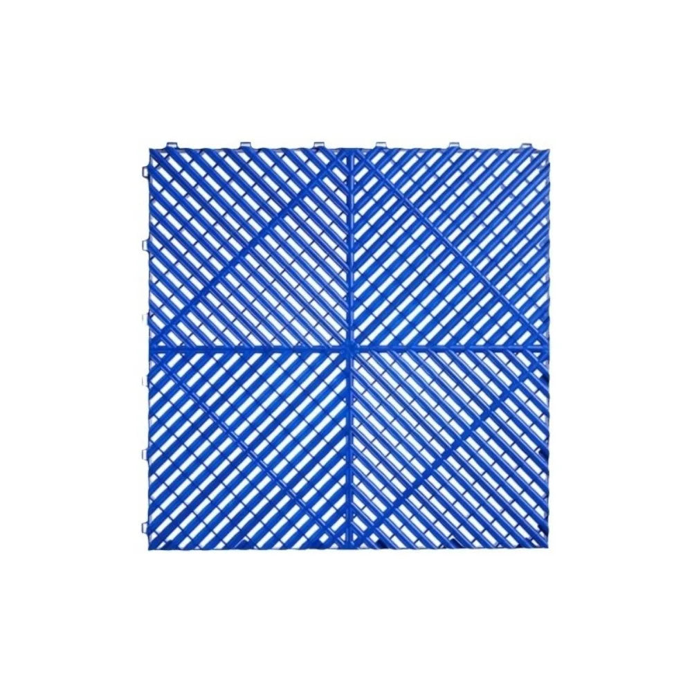 400x400x18mm Floor Garage Tile Plastic Anti-Slip Garage Slabs Waterproof Interlocking Drainage Mat For Car Parking Wokshop