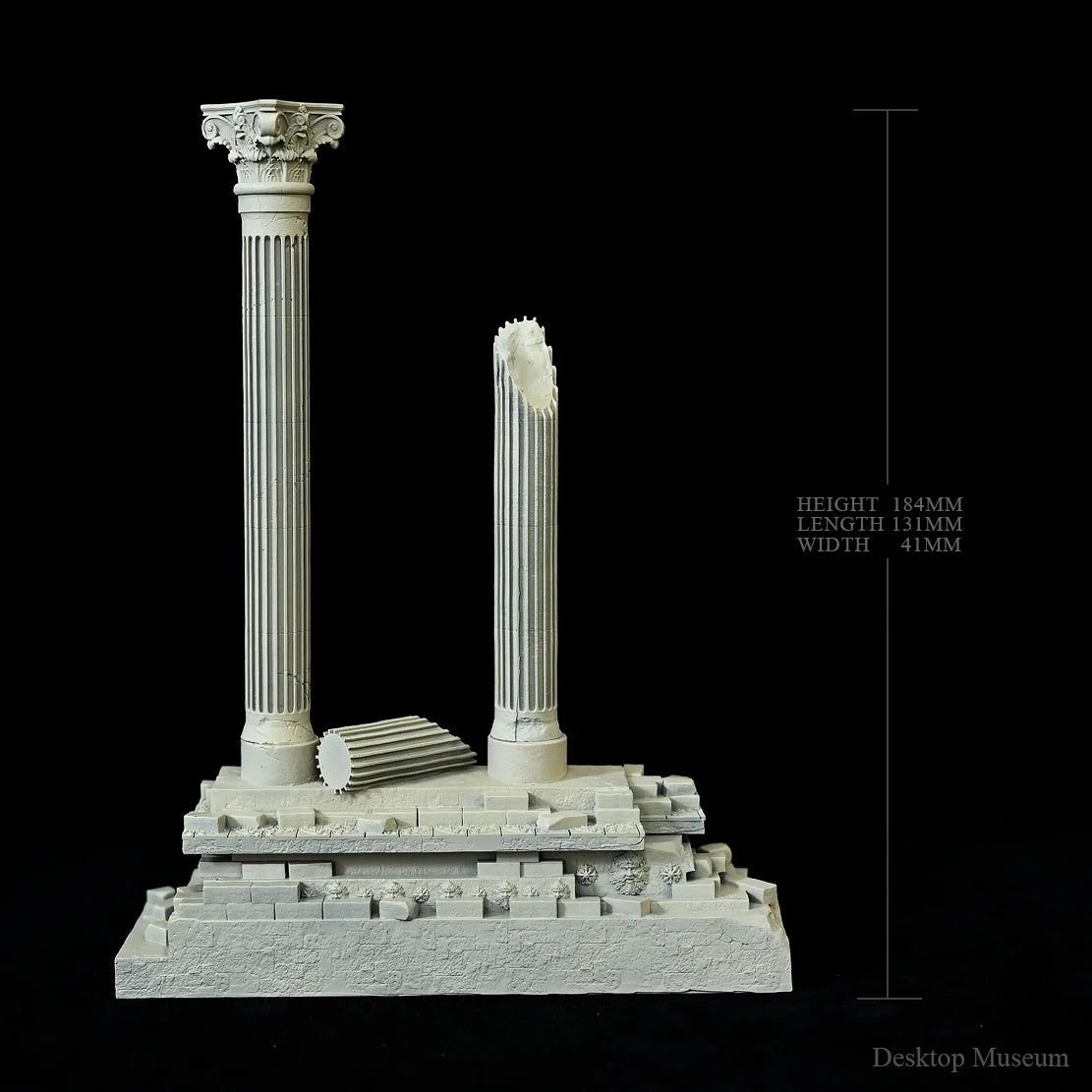 Fish Tank Water Landscape Roman Column Ornament Fish Tank Aquarium Landscape (185mm high) LTCP-407