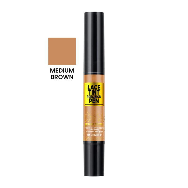 Tinted Lace Precison Parting Pen 100ml Lace Tint Mousse Brown Lace Dyeing Spray Wig Lace Tint With Brush Applicatior Wholesale