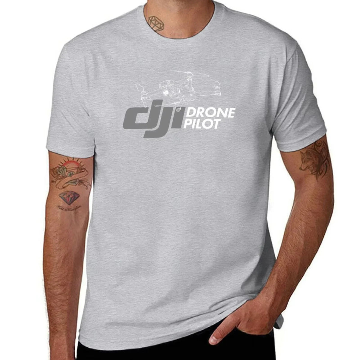 2026 summer Dji Drone Pilot (Drone Operator) T-Shirt new edition anime clothes Clothing Tee Top Streetwear Fashion Unisex