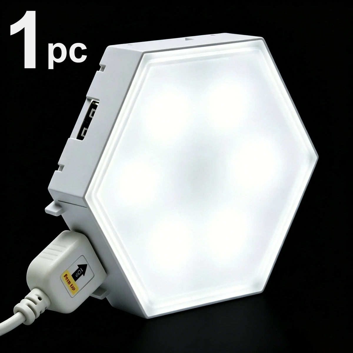 Touch Hexagon Panel Lights DIY Assembleable Honeycomb Night Light for Game Room Home Bedroom Decoration Christmas Birthday Gift