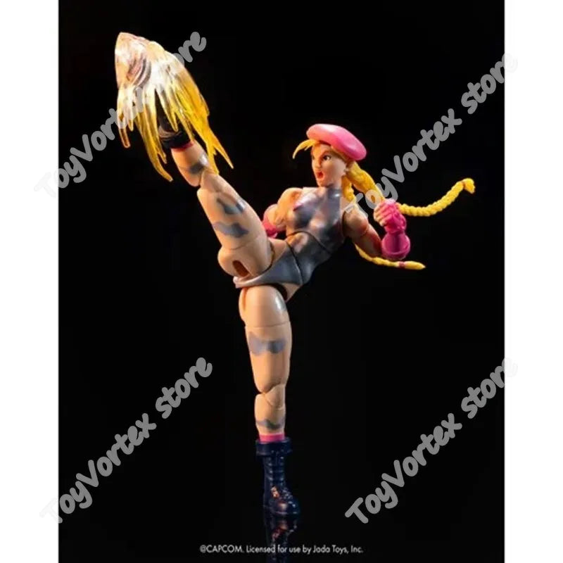 24 Hour Shipping 1/12 JADA Toys Ultra Street Fighter II Cammy Player 2 Action Figure Statue JADA Model Collection Doll Toy Gifts
