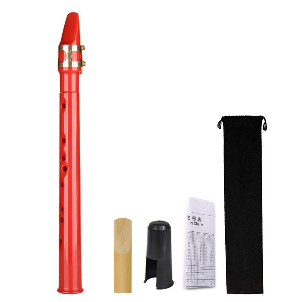 Mini Portable Saxophone Lightweight with Carrying Bag Woodwind Instrument 8-Hole Classical Pocket Saxophone
