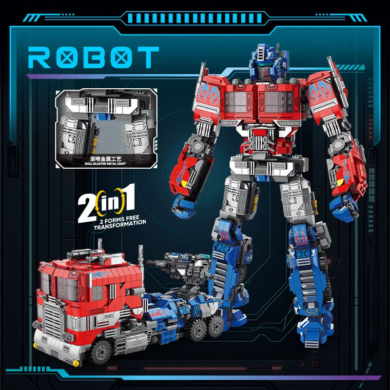 Transformers Deformation building blocks Mecha Car Robot bumble bee