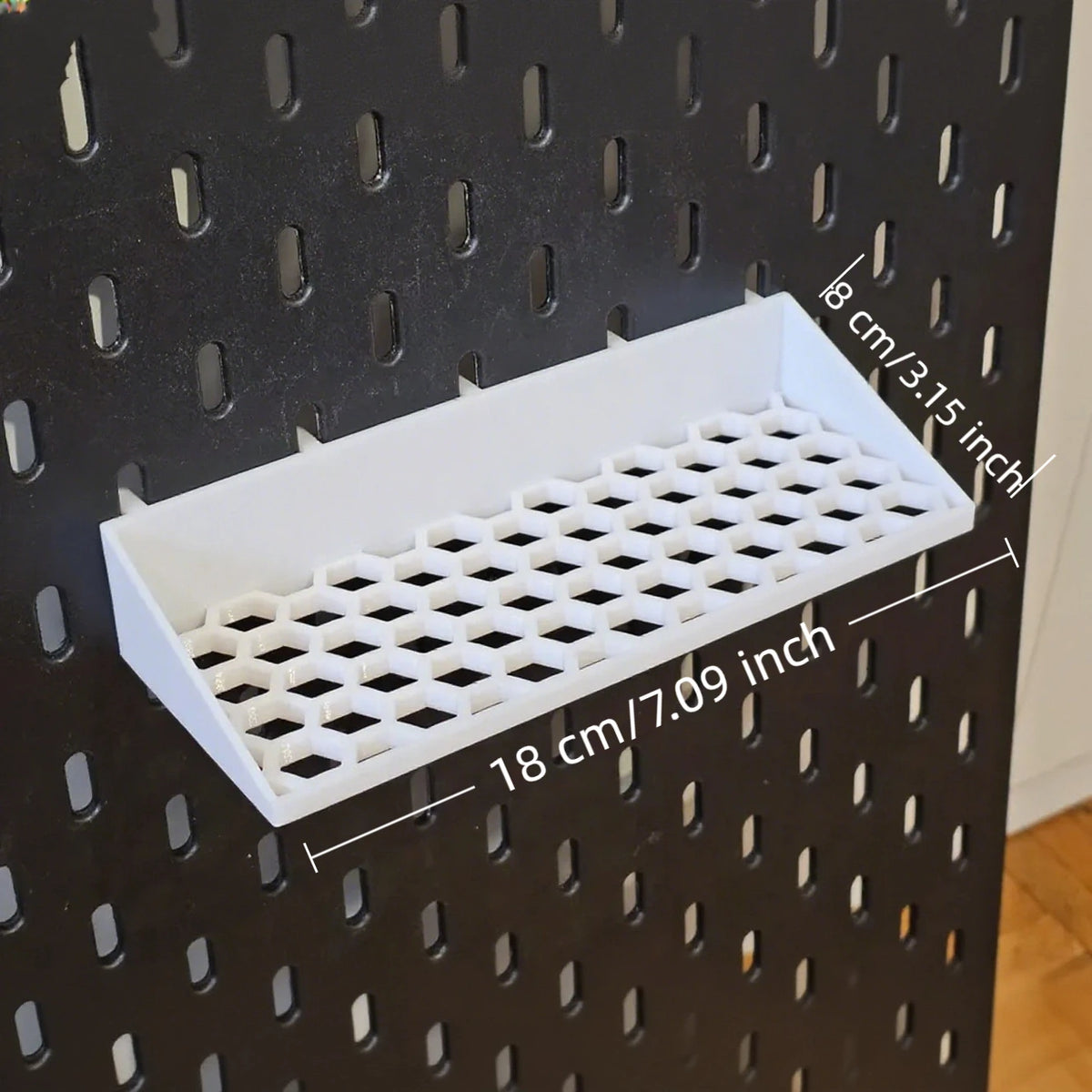 Skadis Screwdriver Holder Pegboard Organizer Wall Mount Tool Storage for Garage Workshop DIY Room