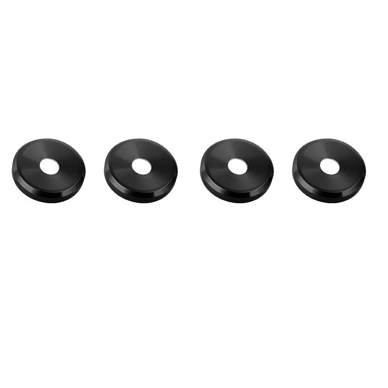 4pcs Car Door Lock Pin Decoration Ring Metal Trim Cover For Porsche Panamera Cayenne Macan Interior Accessories Refit Parts