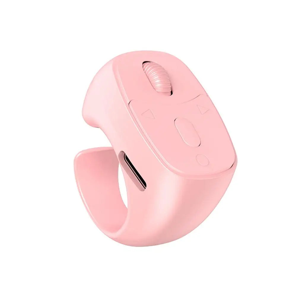 Bluetooth Ring Remote, Wireless Page Turner Scroller Selfie Clicker Shutter for iOS Android Phone, Hands-Free Controller