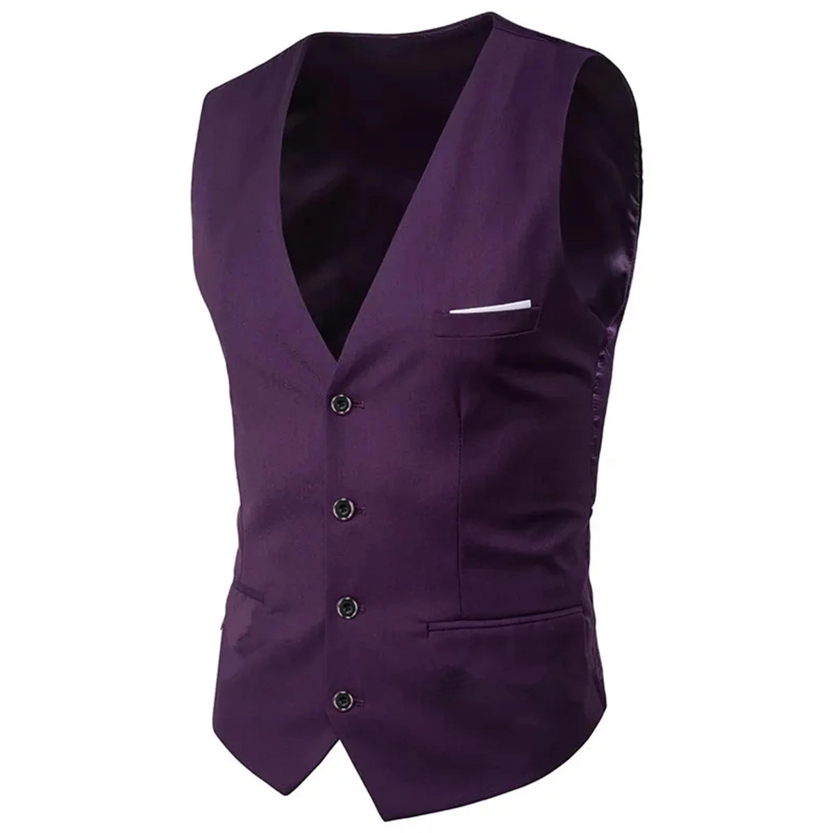 High Quality Men Suit Vest Waistcoat Business Casual Slim Groom Groomsman Wedding Men's Dress Blazer Vests 9 Colors Formal Party