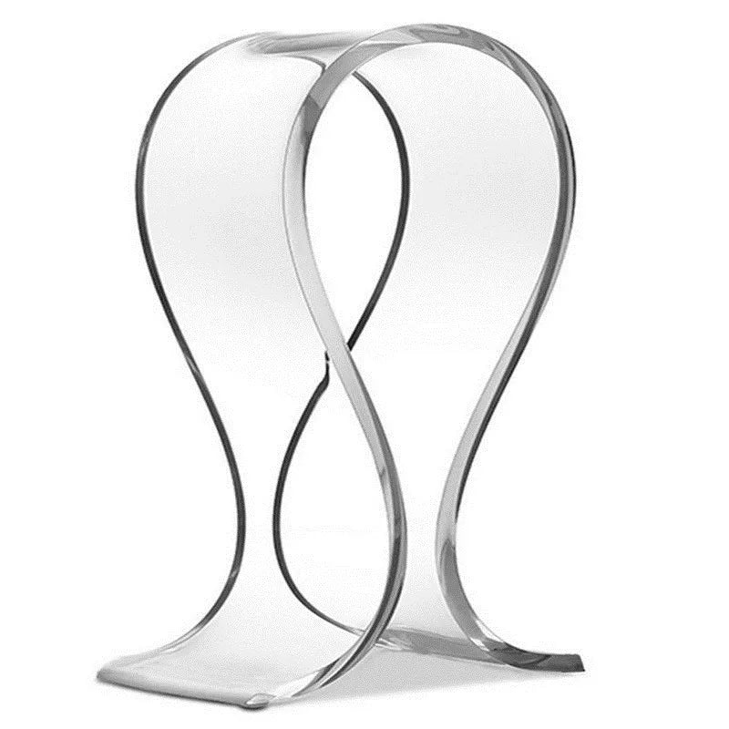 3mm Universal Acrylic Headphone Headset Earphone Stand Holder Hanger Headphone Holder Display for Earbuds Bracket Mount