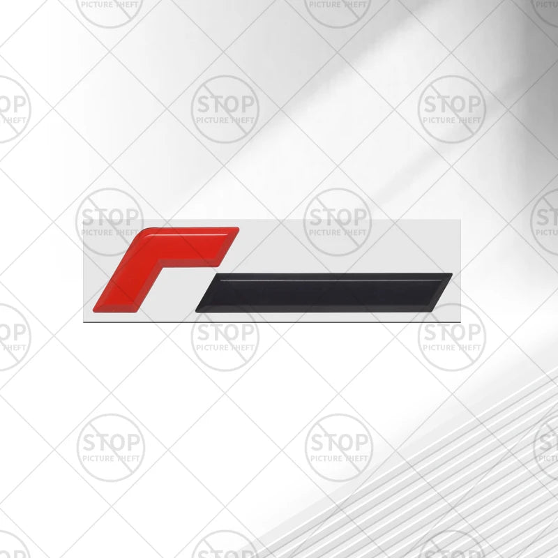 Car Sticker Racing Line R Logo 3D Decal Body Badge Rear Trunk Emblem For Golf 8th Generation High-Performance Modification