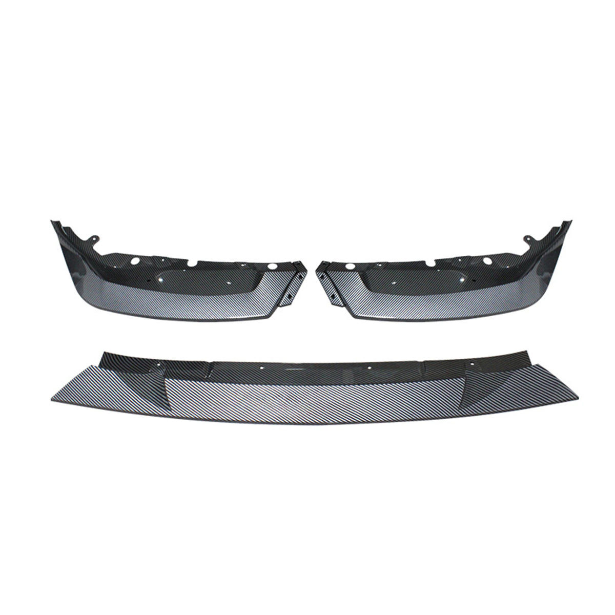 For BMW G87 M2 Sport 2022-2025 Front Bumper Lip Spoiler Splitter Body Kit Gloss Carbon Fiber ABS MH Style