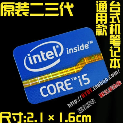 Original Core i5 1 2 3 4 5 6 7 8 9 10th Generation Laptop Desktop Label CPU Sticker