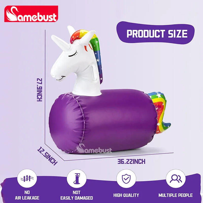 Camebust Inflatable Hopping Toddlers Toys Bouncy Unicorn Horse Dinosaur, Kids Ride On Bouncer, Jumping Bouncing Animal Hopper