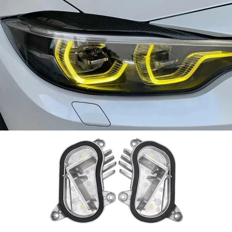 LED DRL Yellow Modules for BMW M3 M4 F36 F32 F82 F33 LCI 430i 440i 420i 2018-2020 Non-Adaptive Headlight Daytime Running Light