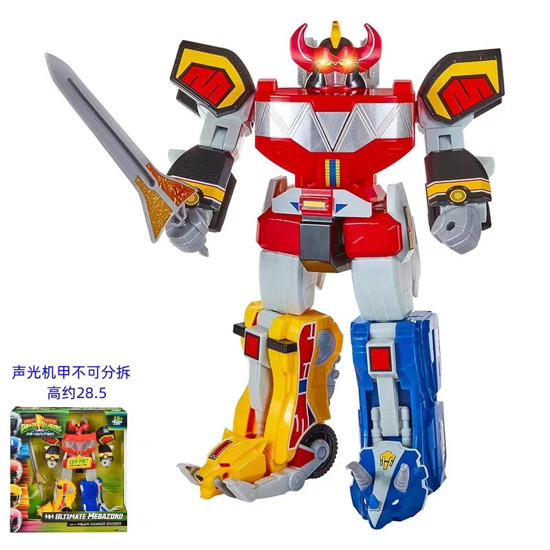 Playmates Toys Power Rangers White Tiger Zord Deformable Mecha Robot Combinable Action Figure Adult Collectible Battle Toy