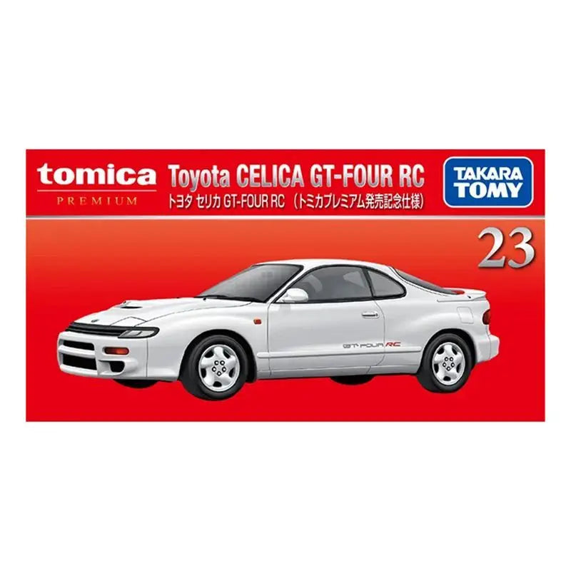 Original Takara Tomy Tomica Premium Series TP23 Toyota Celica Gt-Four RC Transport Team Alloy Car Model Collection Car Toys