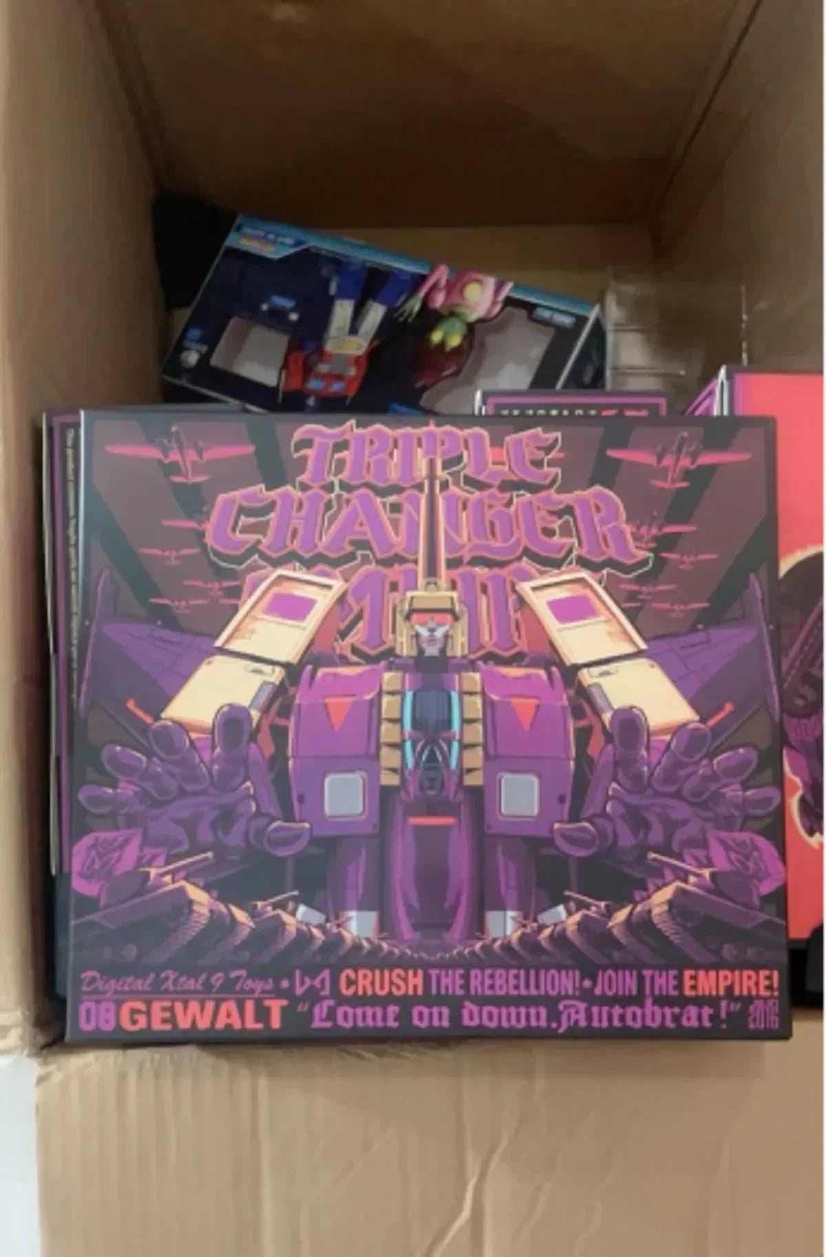 In Stock Transformation DX9 D08 Gewalt Blitzwing Version 3.0 25CM MP Ratio G1 Action Figures Toy Gift for Transformers