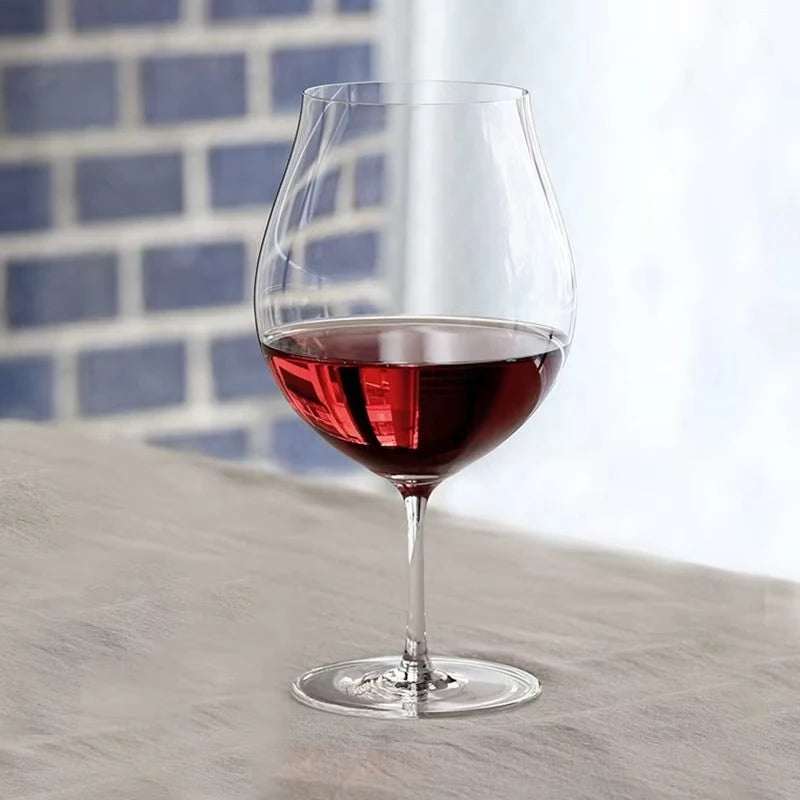 430ML Japanese Kimura Tulip Goblet Ultrathin Crystal Wine Glass Handmade Ultra Thin Aperitif Sparkling Wine Glass Soda Drink Cup