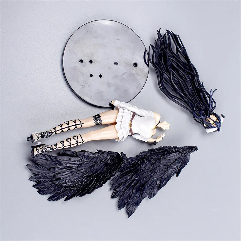21cm Albedo Action Figures Black Wings Protector PVC Collectible Figure Undead Girl Home Decoration Model Toys For Kid Gift