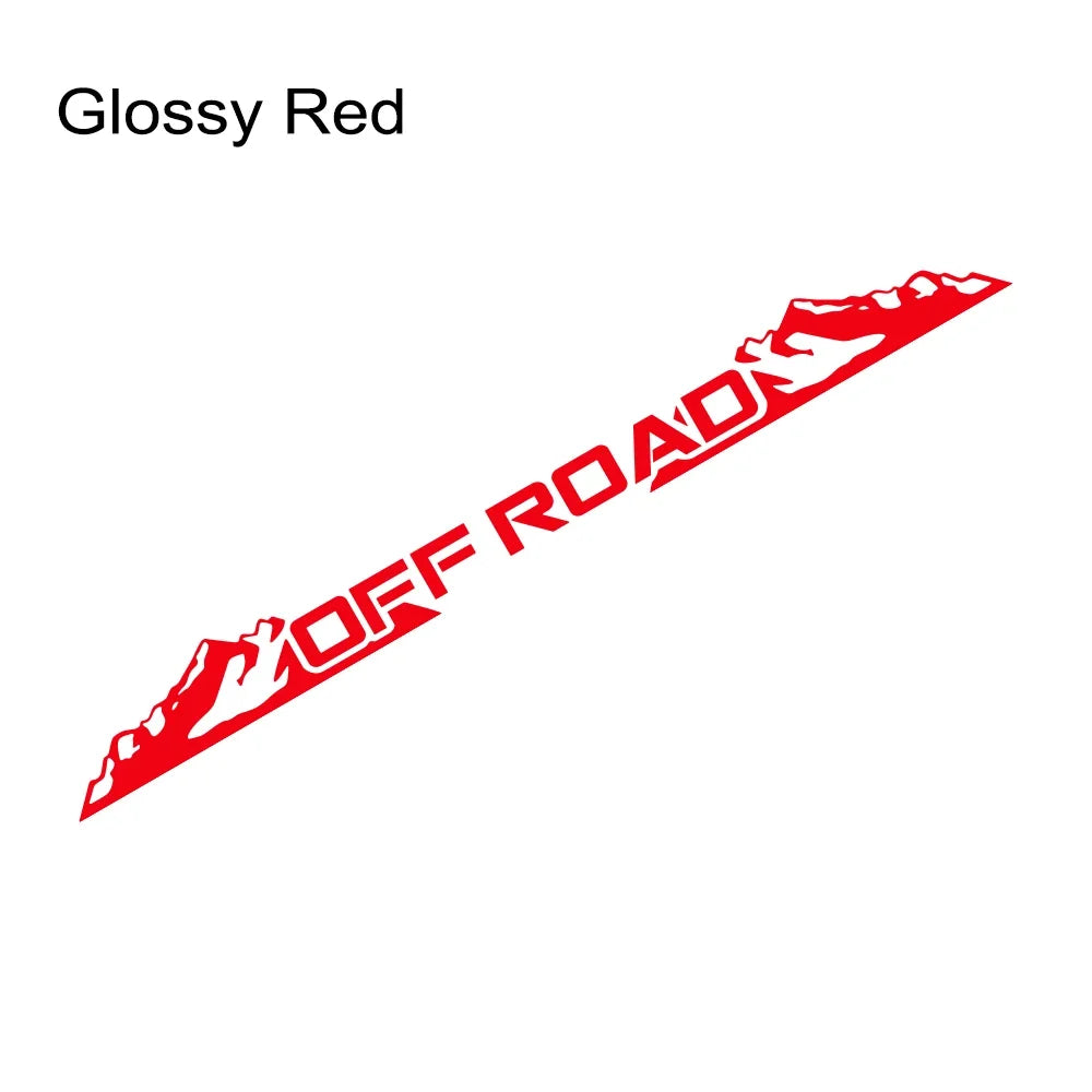 Creative Mountain 4x4 Off Road Sticker Car Windshield Window Body Side Deocr Decal Waterproof Decoration Auto Tuning Accessories