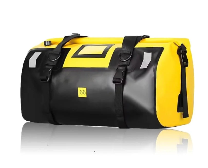 Motorcycle Waterproof Tail Bag Travel Outdoor Dry Luggage Roll Pack Bag 20 /40/66 Motorbike Luggage Backpack Motorcycle Seat Bag