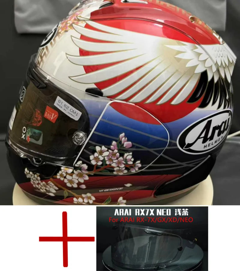 RX-7X RX7X Full Face Motorcycle Helmet, For Road Motorcycles And Racing Karts Protection Helmet Tsubasa,Capacete