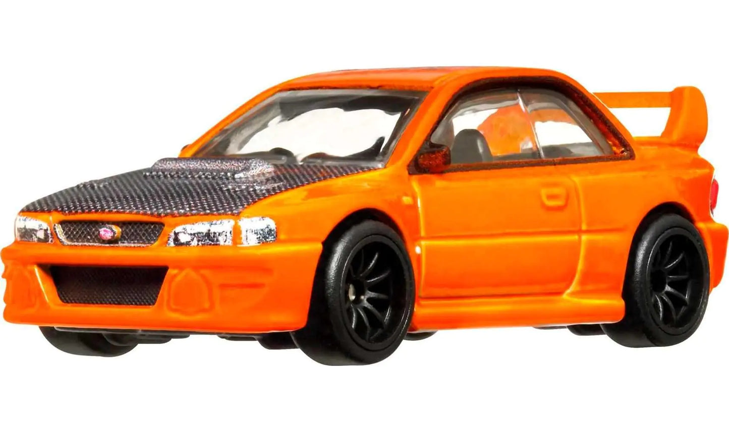 Hot Wheels Car Culture Circuit Legends Vehicles Subaru WRX Sti 22B Premium Collection of Car Culture 1:64 Scale Vehicles