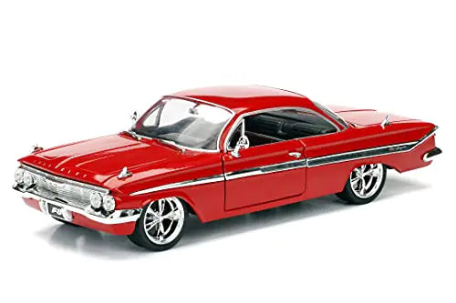 Jada Toys Fast & Furious 8 1:24 Diecast - Doms Chevy Impala Vehicle Red