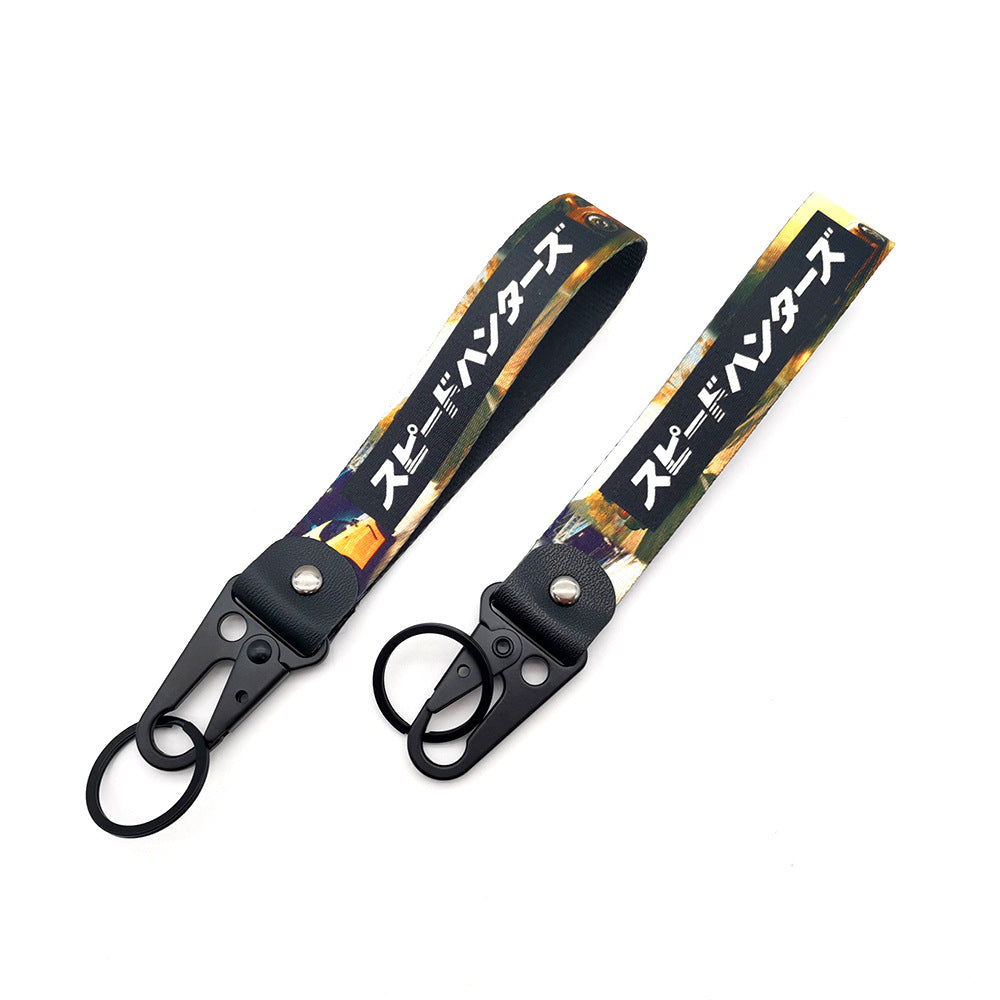 JDM Culture Keychain Wrist Strap with Digital Print 19.5cm x 2.5cm