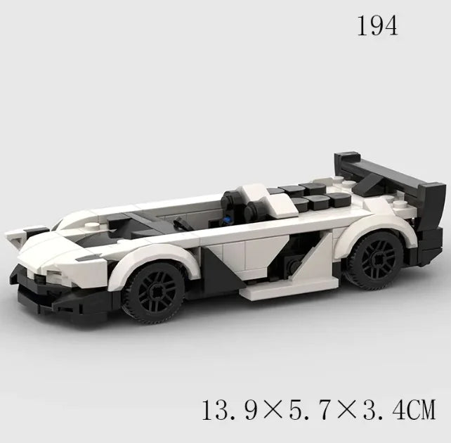 Kids Sports Car bricks building Set