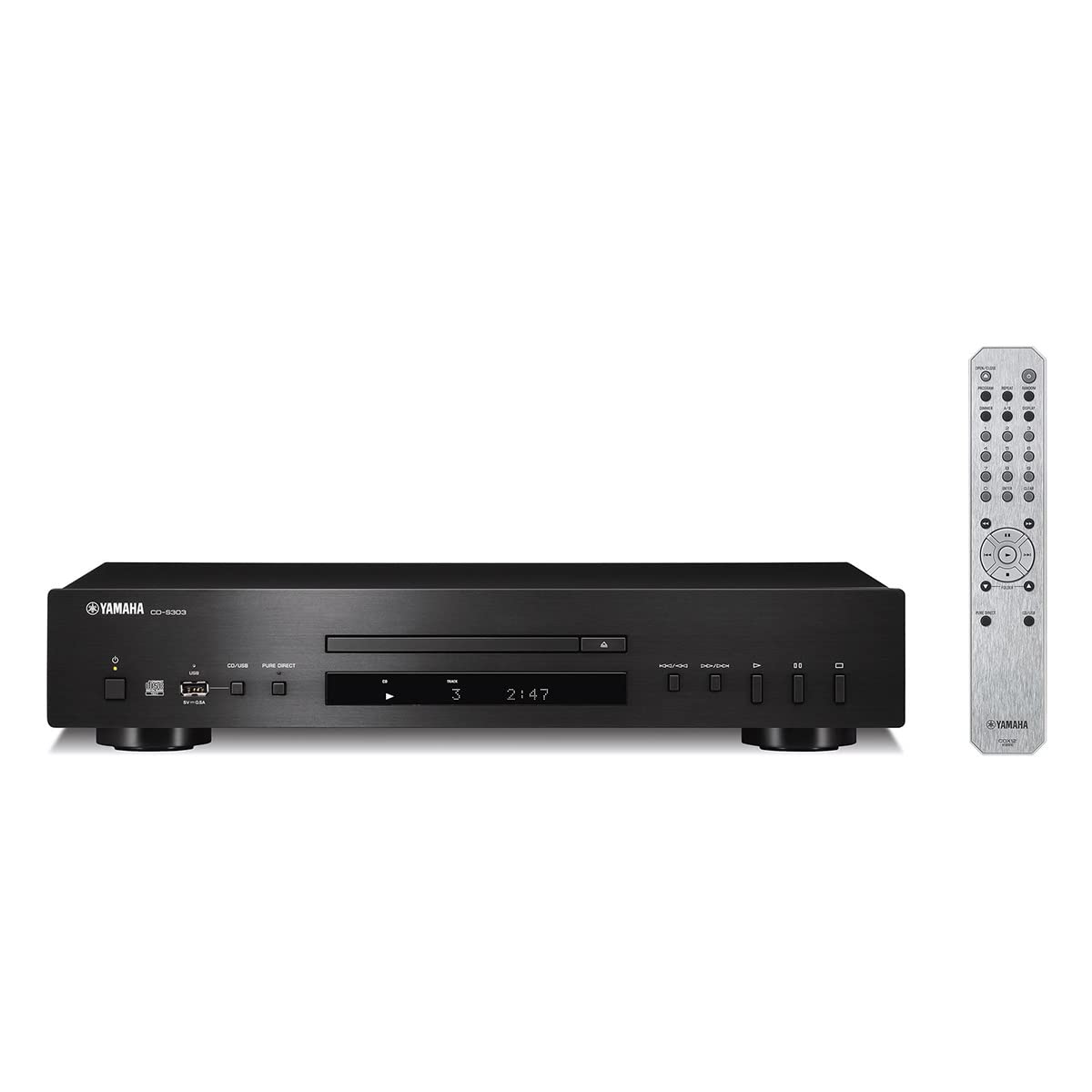 Yamaha CD-S303 Single CD Player Black