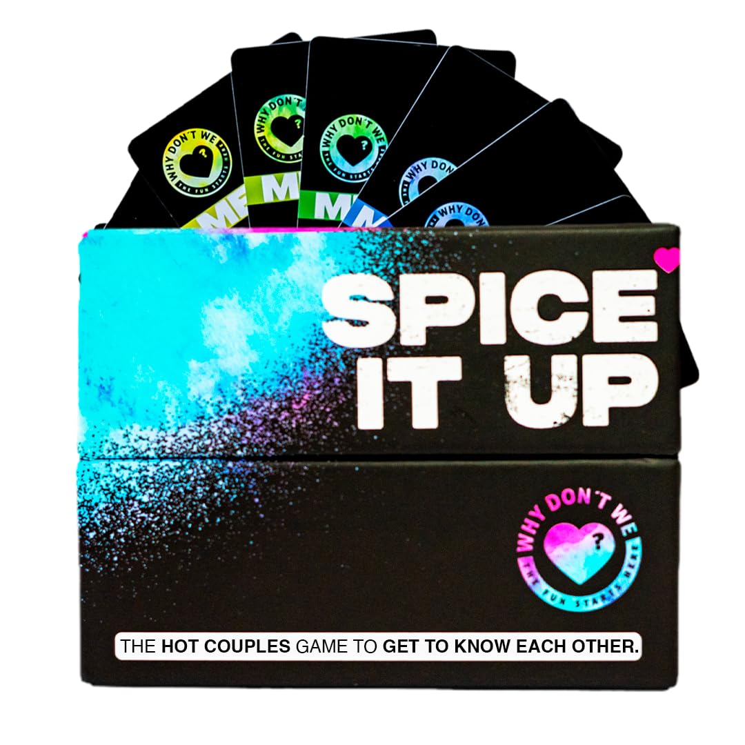 Spice IT UP - Super Fun Couples Games Date Nights Couple 150 Cards with Conversations Spicy Dares Romantic Adult Couple Game