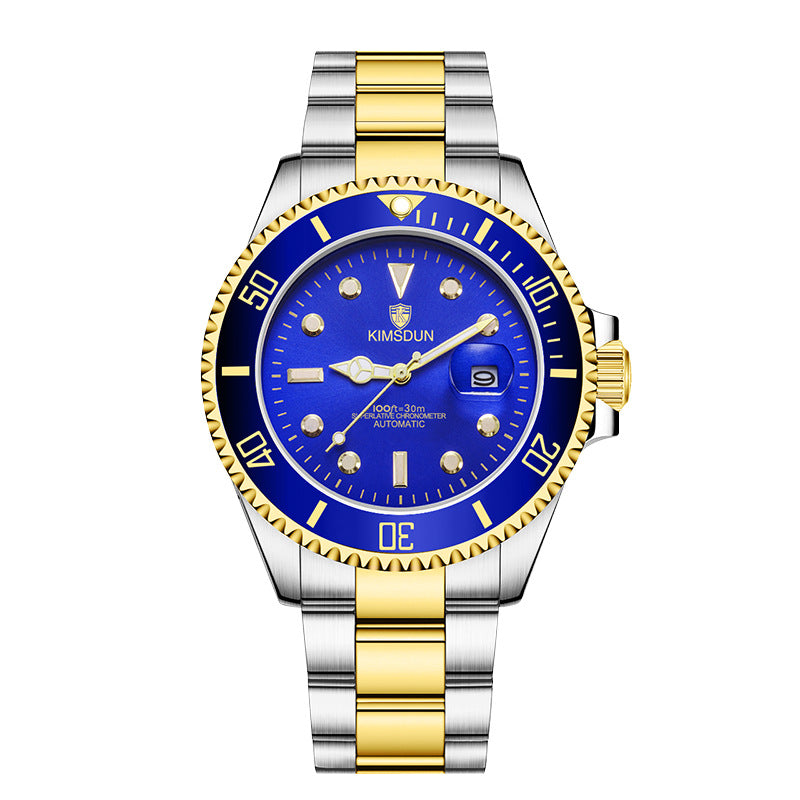 Stylish Men's Quartz Watch with Date Function (Green) 4cm various colors