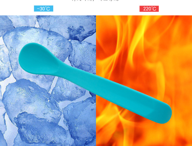 Soft Silicone Baby Spoon for Feeding (Wholesale)