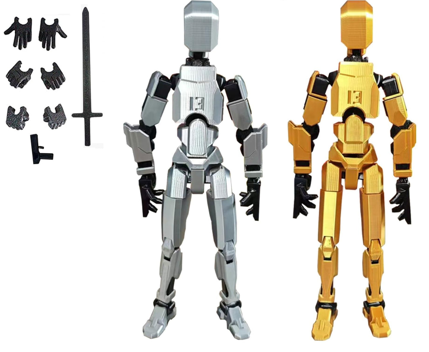 ULTHOOL (Assembly Completed) Titan 13 Action Figure 3D Printed T13 Multi-Jointed Movable Robot with Full Articulation Lucky 13 Action Figure Nova 13 Action Figure Dummy 13 Action Figure